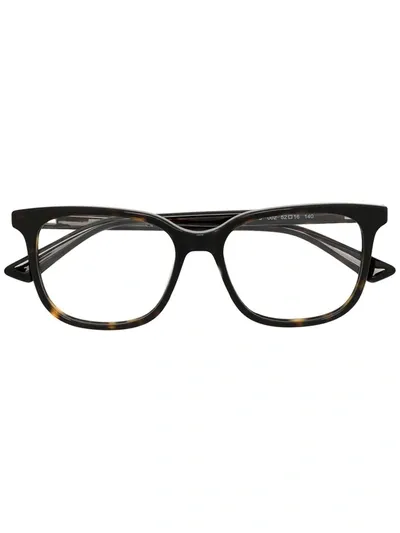 Mcq By Alexander Mcqueen Square Frame Glasses In Black