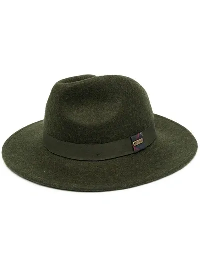 Barbour Classic Fedora Hat In Green