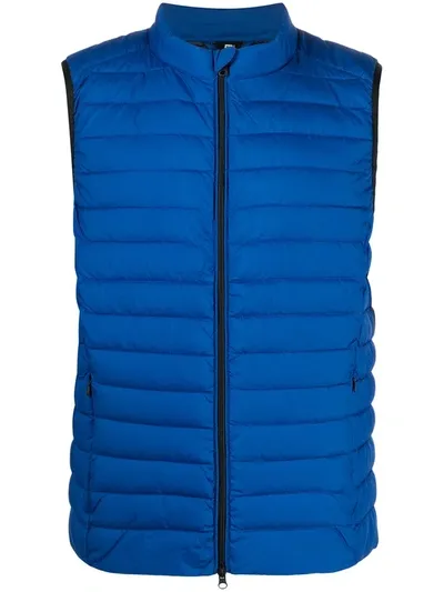 Ecoalf Cardiff Padded Vest In Blue