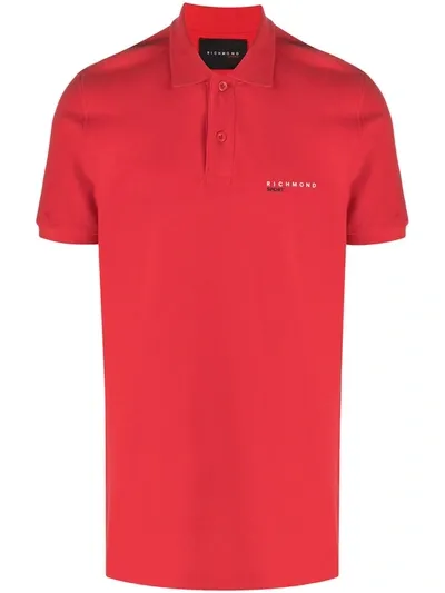 John Richmond Almostbly Polo Shirt In Red