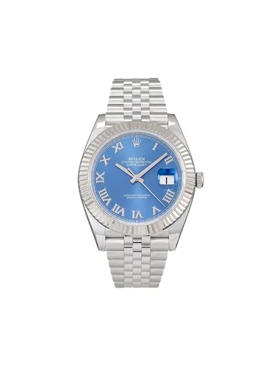 Rolex 2020 Unworn Datejust 41mm In Blue