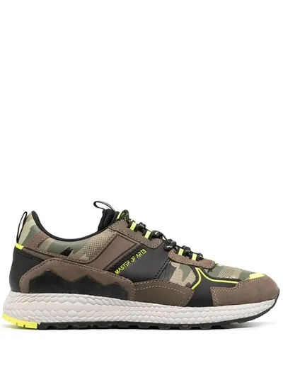 Moa Master Of Arts Futura Trail Low-top Sneakers In Green