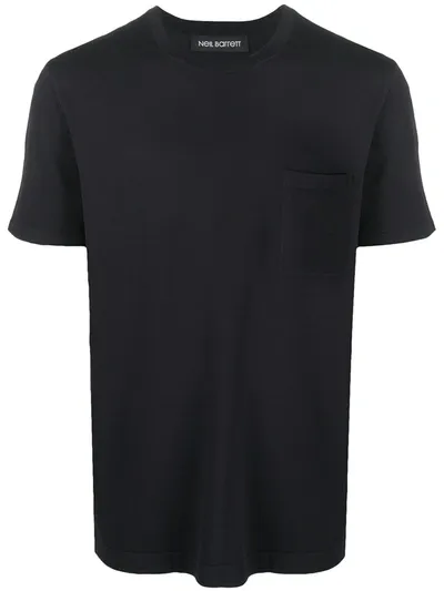 Neil Barrett Chest Patch Pocket T-shirt In Black