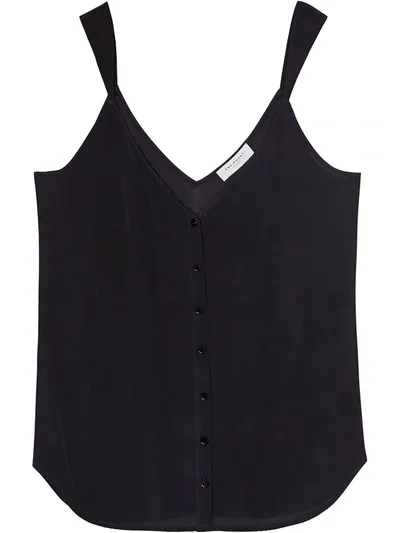 Equipment Fayatta Silk Camisole Top In Black