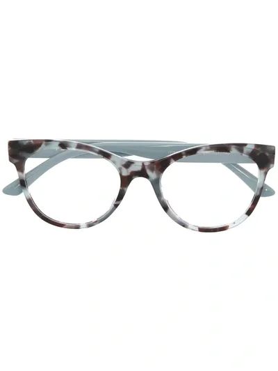 Prada Round-frame Glasses In Braun