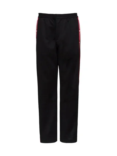 Dsquared2 Logo Tape Jogging Pants In Black