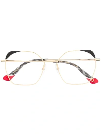 Etnia Barcelona Sequoia Oversized Glasses In Gold