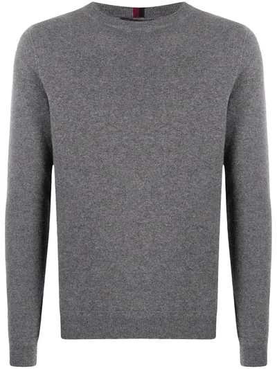 Gucci Cashmere Crew-neck Jumper In Grey