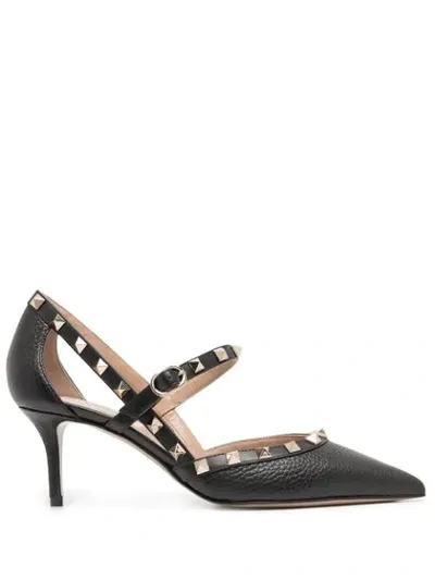 Valentino Garavani Rockstud 70mm Pumps In Black