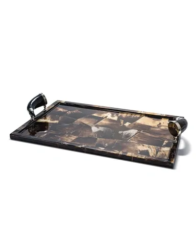 Ladorada Horn Veneer Serving Tray