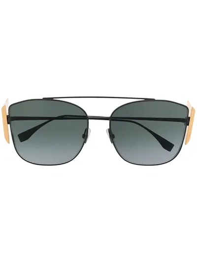 Fendi Ffreedom Tinted Sunglasses In 黑色