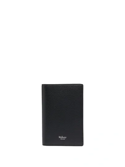 Mulberry Small Passport Cover In Black