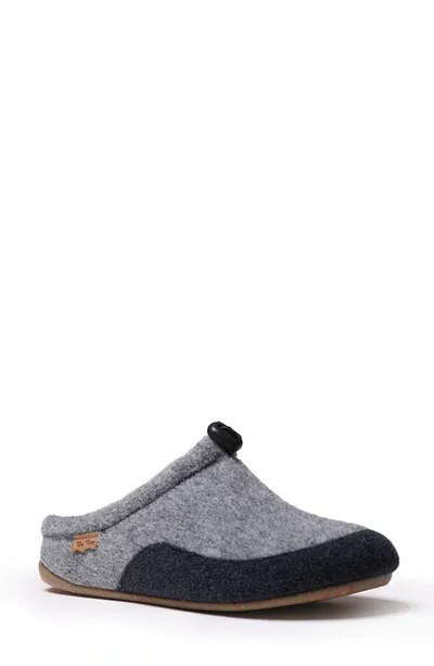 Toni Pons Mel Scuff Slipper In Grey Wool