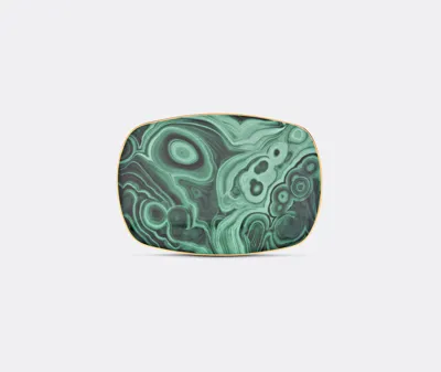 L'objet Malachite Tray In Size Small