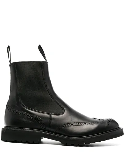 Tricker's Henry Classic Leather Boots In Black