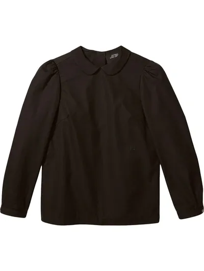 Marc Jacobs Peter Pan Collar Blouse In Black