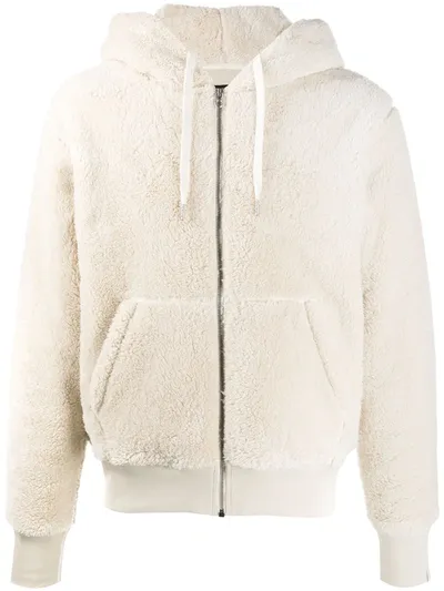 Rag & Bone Shearling Hooded Jacket In Neutrals