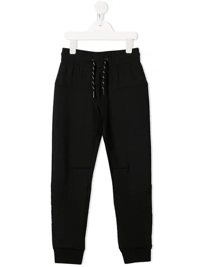 Dkny Kids' Rear Logo Track Pants In Black