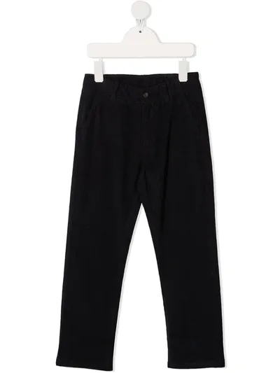 Knot Kids' Chinopan Straight-leg Trousers In Blue