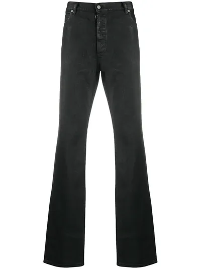 Maison Margiela 4-stitch Straight-leg Jeans In Black