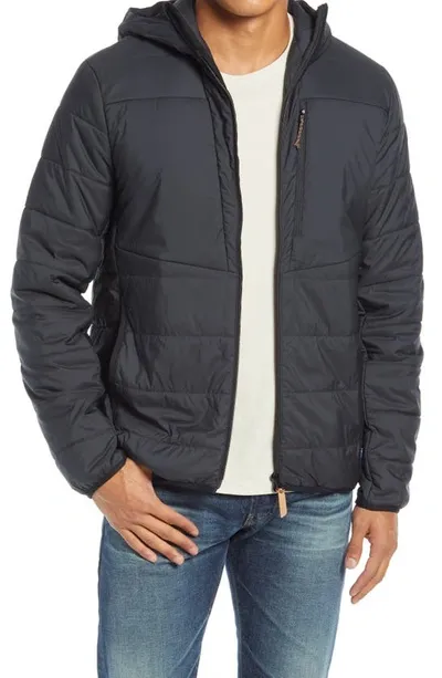 Fjall Raven Keb Padded Hoodie In Black