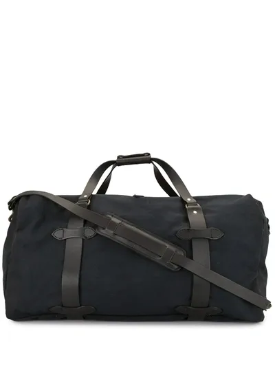 Filson Leather-trim Holdall In Blue