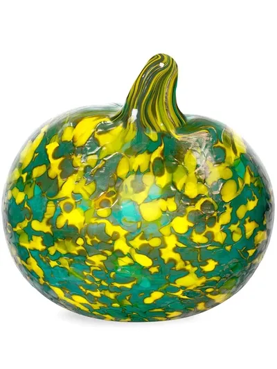 Stories Of Italy Macchia Apple Paperweight In Green / Yellow