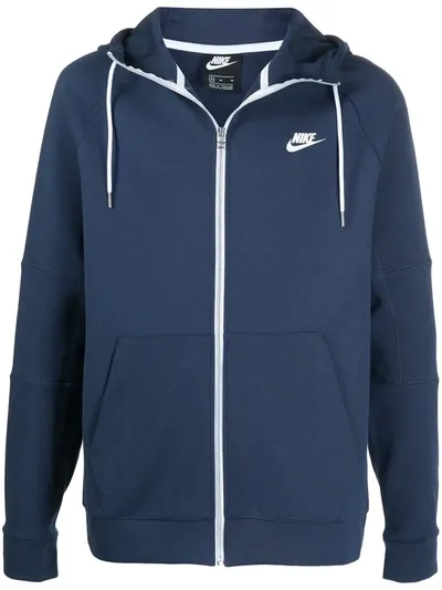 Nike Sportswear Zip-up Fleece Hoodie In Blue