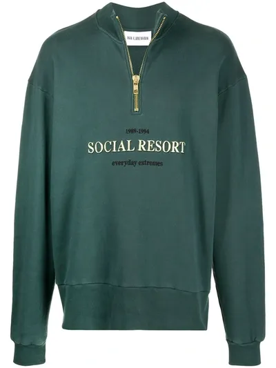 Han Kjobenhavn Social Resort Sweatshirt In Green