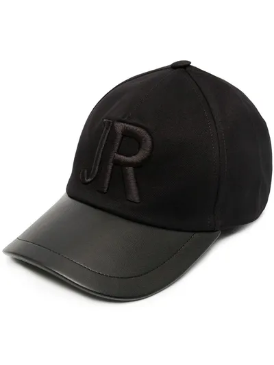 John Richmond Logo Print Cap In Black