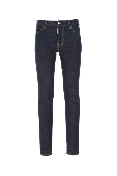 Dsquared2 Dark Blue Stretch Cotton-denim Jeans