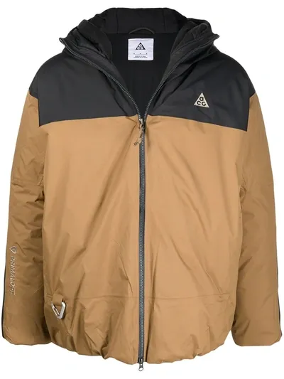 Nike 4th Horseman Hooded Jacket In Brown