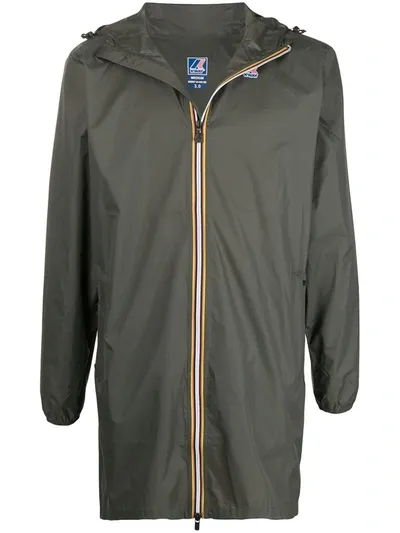 K-way R&d Hooded Jacket In Green