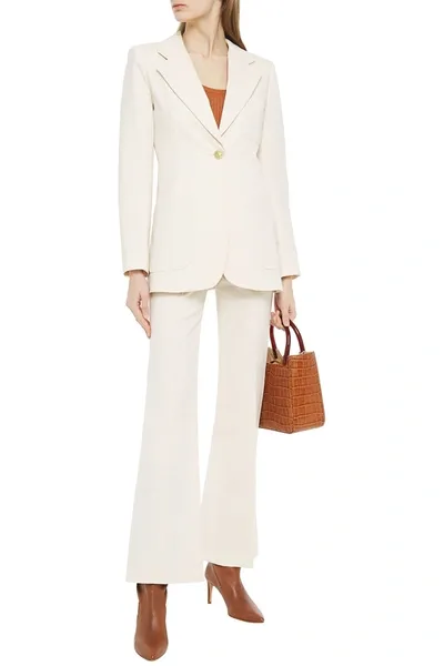 Vanessa Bruno Nate Cotton Blazer In Cream