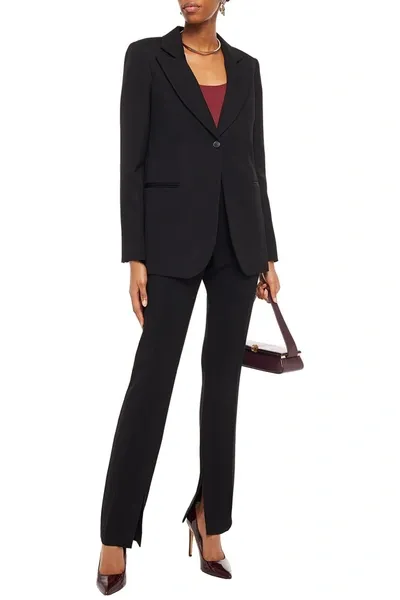 Victoria Beckham Wool-gabardine Blazer In Black