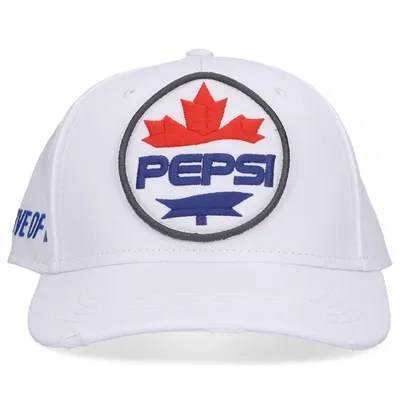 Dsquared2 Snapback Cap Pepsi Gabardine In White