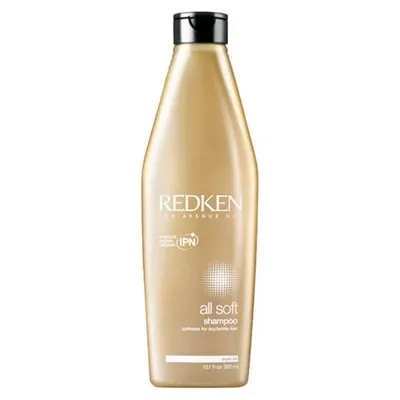 Redken All Soft Shampoo For Dry Hair, With Argan Oil For Softness And Shine 300ml In White