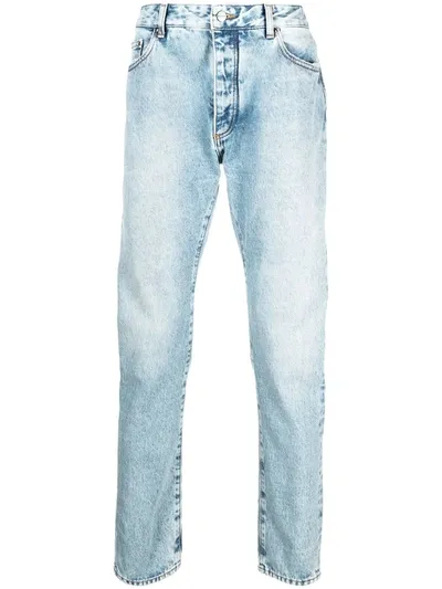 Palm Angels Straight-leg Jeans In Blue