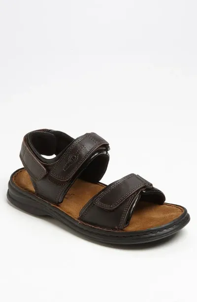 Josef Seibel 'rafe' Sandal In Dakota Moro/black