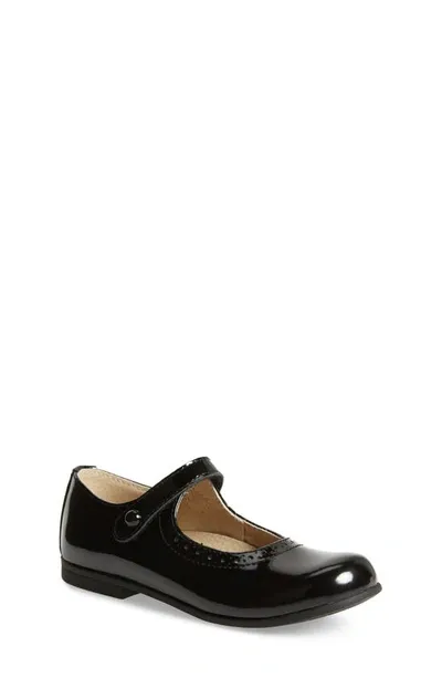 Footmates Kids' Emma Mary Jane In Black Patent