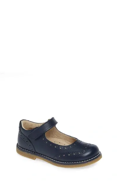 Footmates Kids' Lydia Mary Jane In Navy