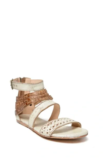 Bed Stu Artemis Cage Sandal In Tan Leather