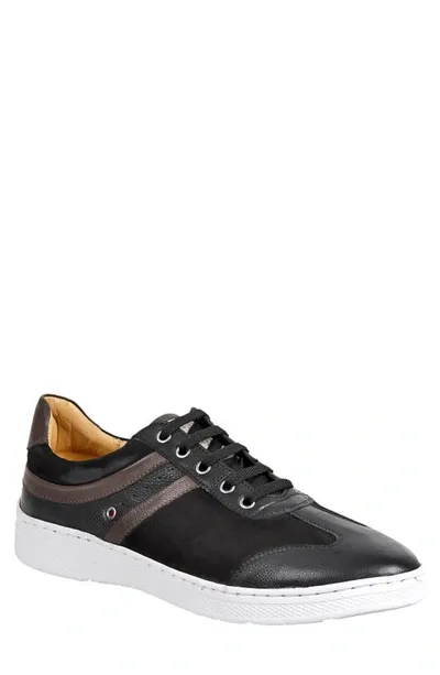 Sandro Moscoloni Men's Suede Sneaker Men's Shoes In Black