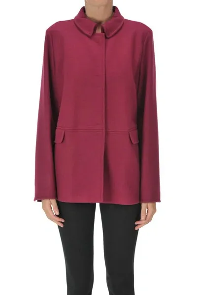 Persona By Marina Rinaldi Cloth Jacket In Purple