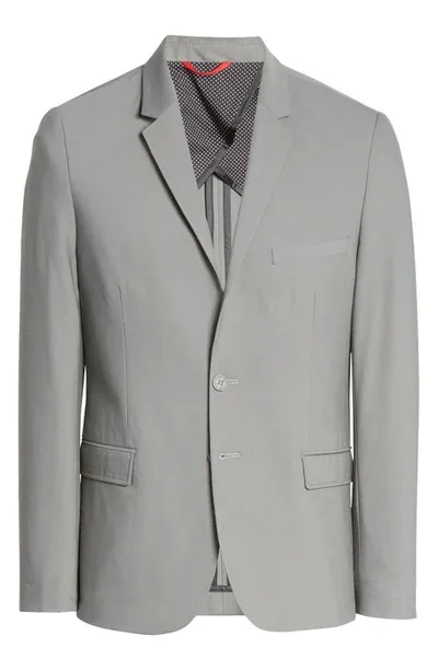 Stone Rose Regular Fit Tech Sport Coat In Dark Grey