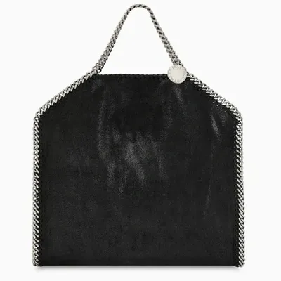 Stella Mccartney Black Falabella Fold Over Bag