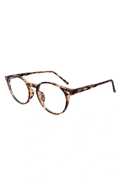 Fifth & Ninth Chandler 48mm Blue Light Filtering Glasses In Tort