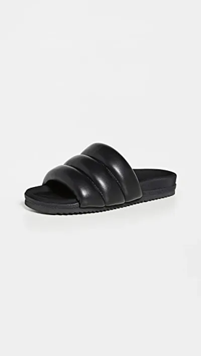 Roam The Puffy Slide Sandal In Black