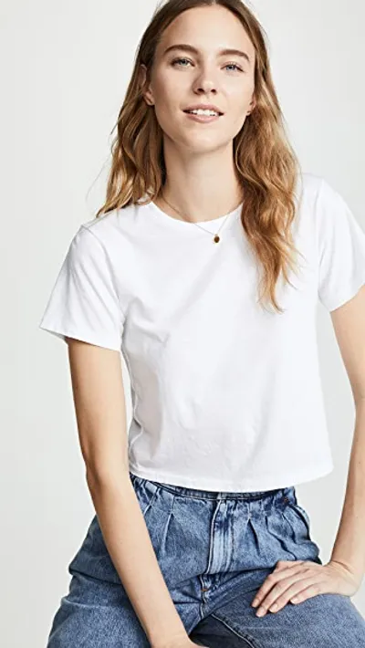 Amo Babe Cotton T-shirt In White