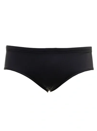 Dsquared2 Icon Print Swim Briefs In Black